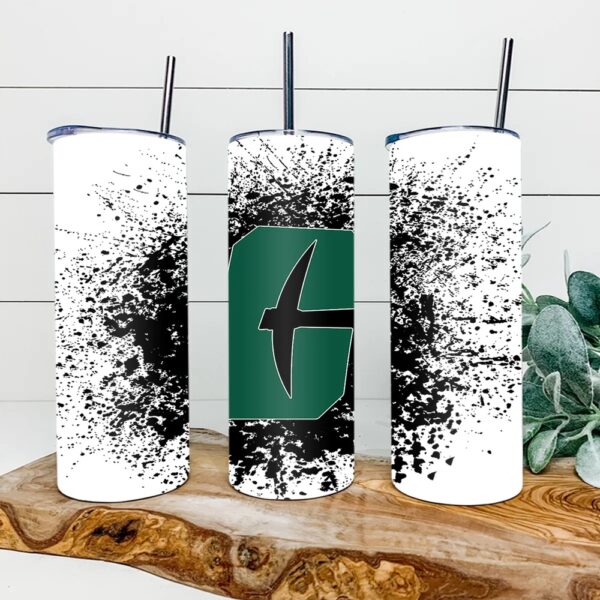 Charlotte 49ers Football Skinny Tumbler Collegiate Elegance Sips