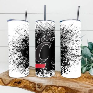 Cincinnati Bearcats Football Skinny Tumbler…