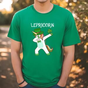 Dabbing Lepricorn Irish Unicorn Patricks…