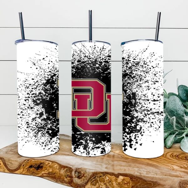 Denver Pioneers Skinny Tumbler Collegiate Elegance Sips