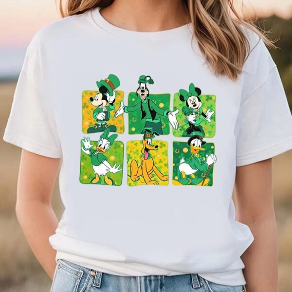 Disney Kingdom Mickey And Friends St Patricks Day T-Shirt