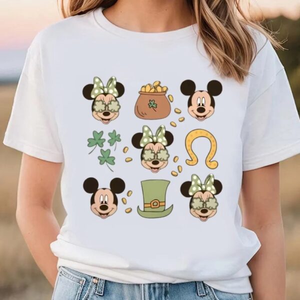 Disney Mickey Minnie St Patricks Day T-Shirt