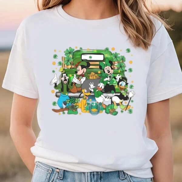 Disney St Patricks Day T-Shirt, Lucky Mickey And Friends T-Shirt