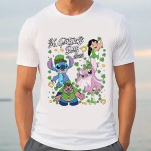 Disney Stitch Shamrock Family St…