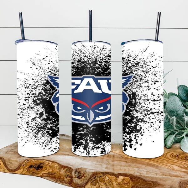 Florida Atlantic Owls Skinny Tumbler Collegiate Elegance Sips