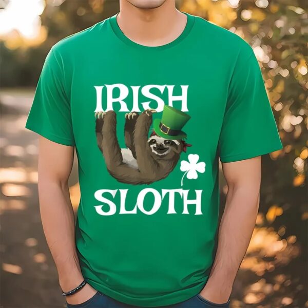 Funny St Patricks Day Sloth T-Shirt Irish Sloth T-ShirtKids