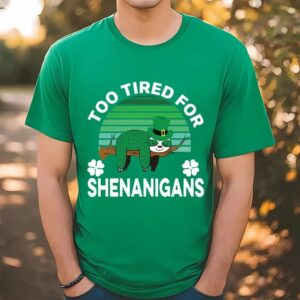 Funny Tired Sloth St. Patrick’s…