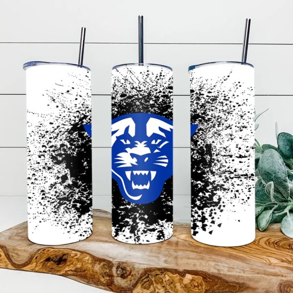 Georgia State Panthers Football Skinny Tumbler Collegiate Elegance Sips