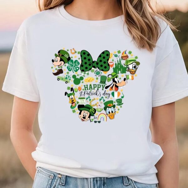 Happy Disney Couple Saint Patricks Day T-Shirt