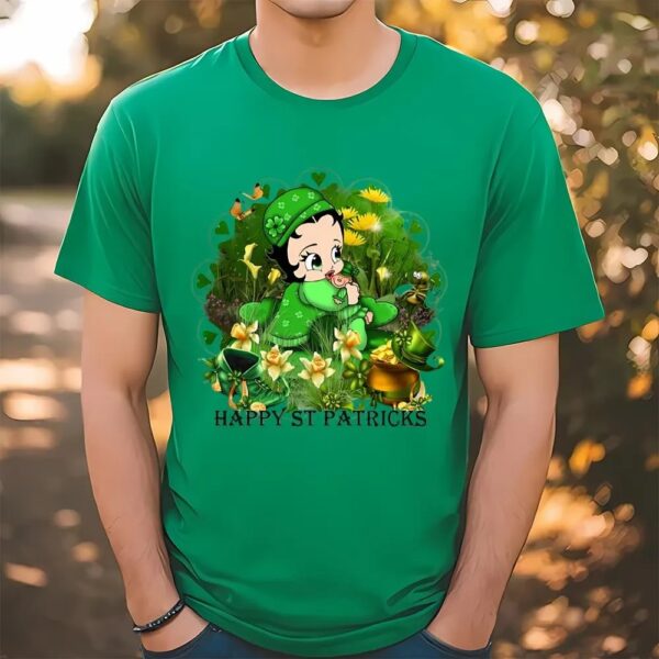 Happy St Patricks Day Betty Boop’s T-Shirt