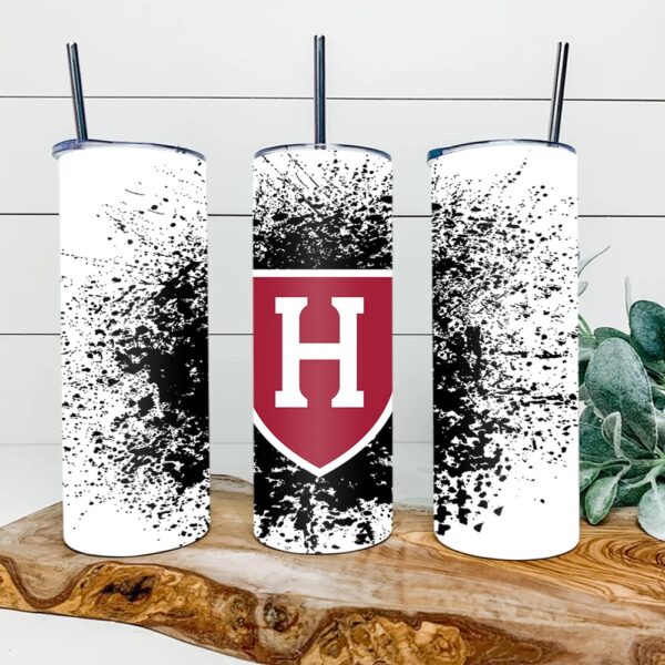 Harvard Crimson Skinny Tumbler Collegiate Elegance Sips