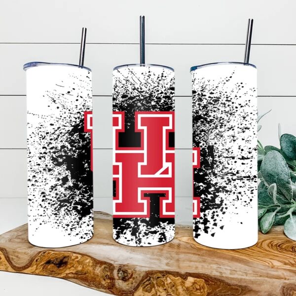 Houston Cougars Football Skinny Tumbler Collegiate Elegance Sips