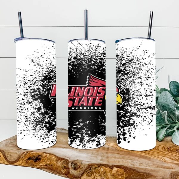 Illinois State Redbirds Skinny Tumbler Collegiate Elegance Sips