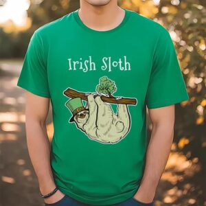 Irish Sloth T-Shirt St. Patricks…