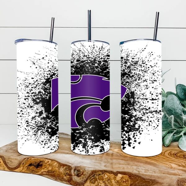 Kansas State Wildcats Football Skinny Tumbler Collegiate Elegance Sips