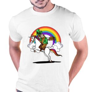 Leprechaun Sloth Riding Unicorn St…