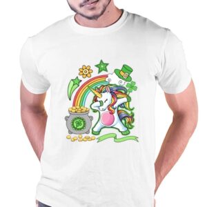 Lepricorn Leprechaun Dabbing Unicorn Girls…