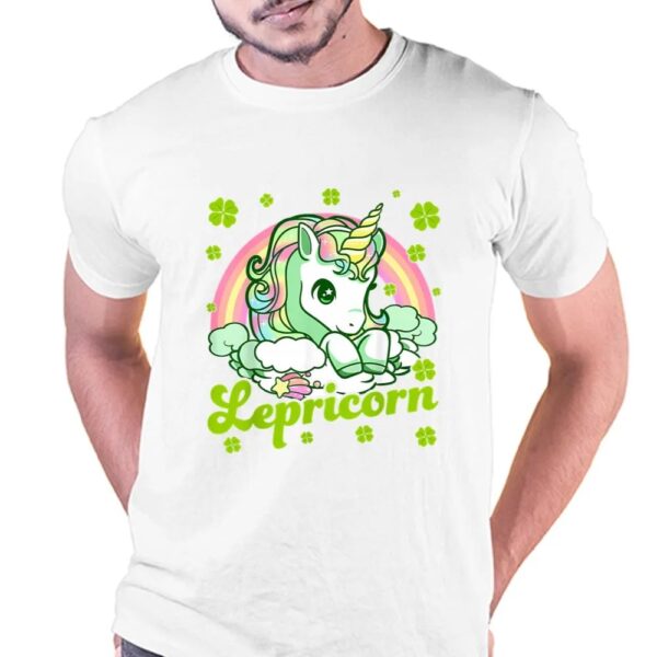 Lepricorn Rainbow St Patricks Day Unicorn Teacher T-Shirt