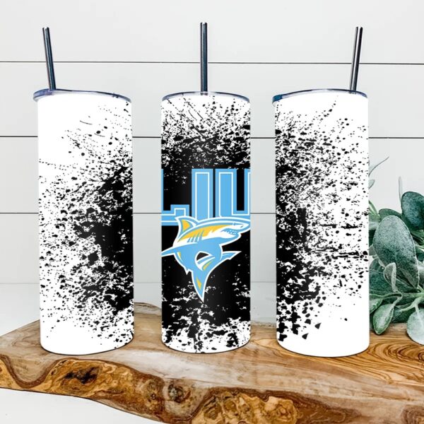 Long Island University Sharks Skinny Tumbler Collegiate Elegance Sips