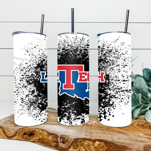 Louisiana Tech Bulldogs Football Skinny Tumbler Collegiate Elegance Sips