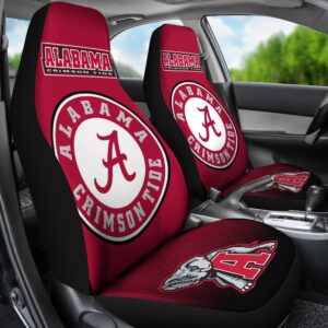 NCAA Alabama Crimson Tide Car Seat Covers Collegiate Pride on Wheels 2