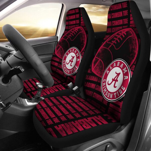 NCAA Alabama Crimson Tide Car Seat Covers Sporty Decor for Your Drive