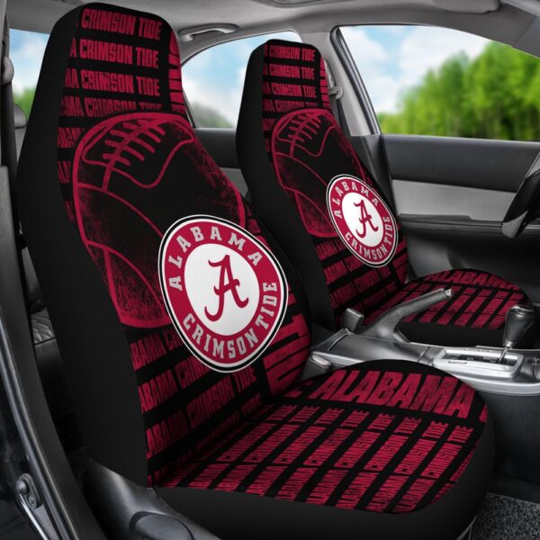 NCAA Alabama Crimson Tide Car Seat Covers Sporty Decor for Your Drive