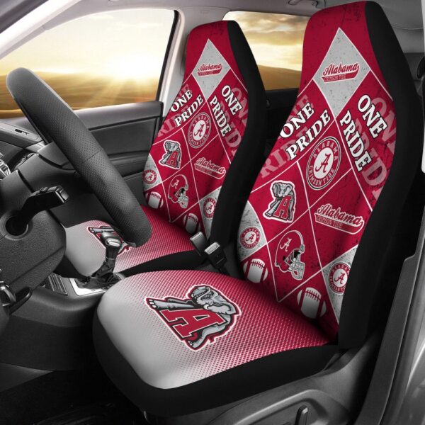 NCAA Alabama Crimson Tide Car Seat Covers Upgrade Your Commute Vibes