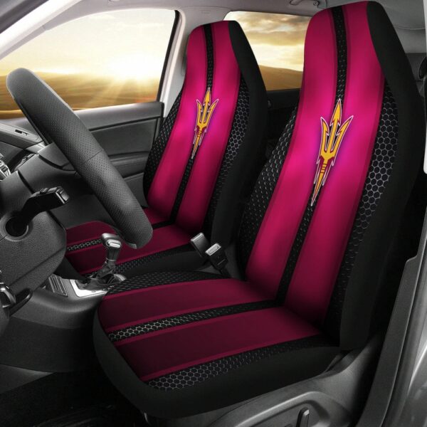 NCAA Arizona State Sun Devils Car Seat Covers Incredible Line Pattern