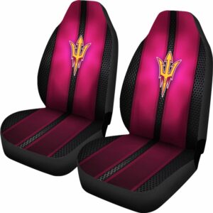 NCAA Arizona State Sun Devils Car Seat Covers Incredible Line Pattern 2