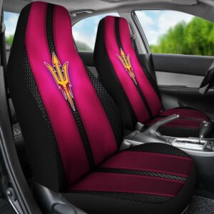 NCAA Arizona State Sun Devils Car Seat Covers Incredible Line Pattern 3