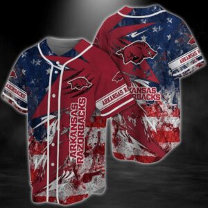 NCAA Arkansas Razorbacks Baseball Jersey…