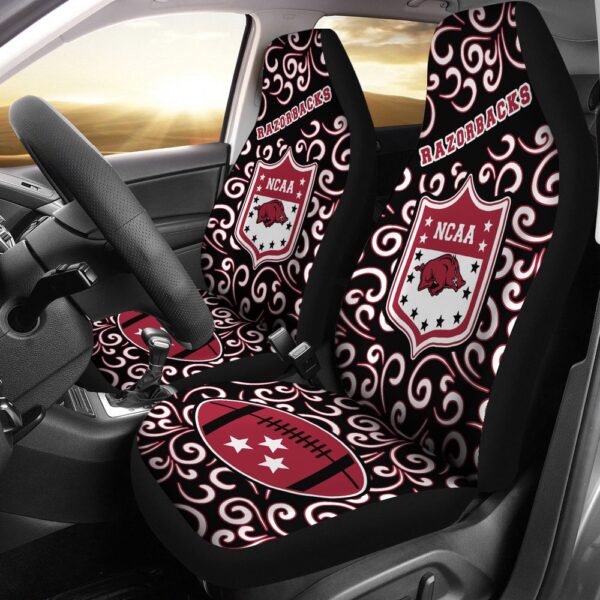 NCAA Arkansas Razorbacks Car Seat Covers Special Design