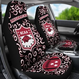 NCAA Arkansas Razorbacks Car Seat Covers Special Design 2