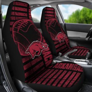 NCAA Arkansas Razorbacks Car Seat Covers The Victory 2