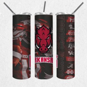 NCAA Arkansas Razorbacks Skinny Tumbler…