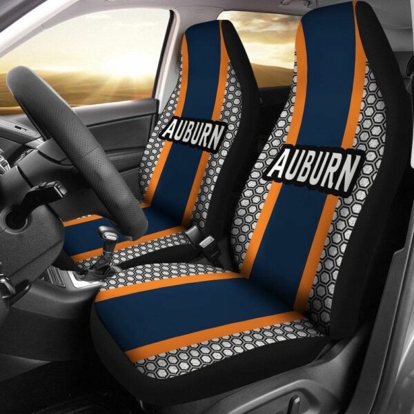 NCAA Auburn Tigers Navy Car Seat Covers Team Spirit Auto Essentials