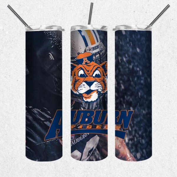 NCAA Auburn Tigers Skinny Tumbler Chic Drinkware Essentials