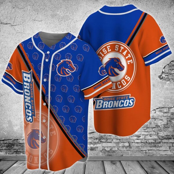 NCAA Boise State Broncos Baseball Jersey Shirt Streetwise Homerun