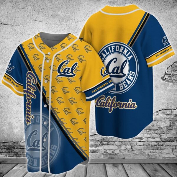 NCAA California Golden Bears Baseball Jersey Shirt Streetwise Homerun