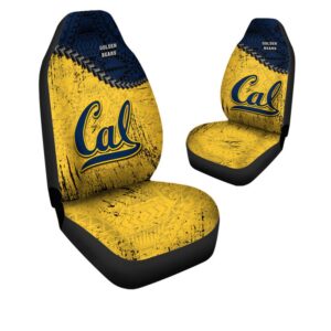 NCAA California Golden Bears Car Seat Covers Blue 1