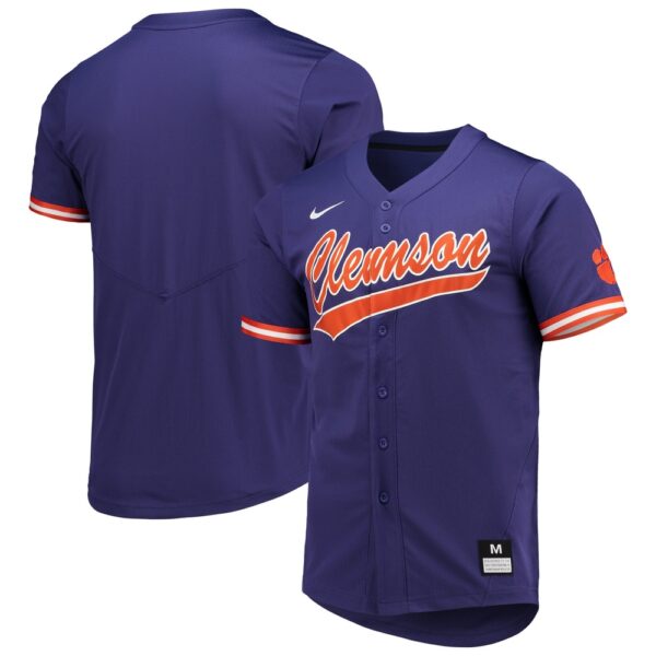 NCAA Clemson Tigers Baseball Jersey Shirt City Limits Sport Style