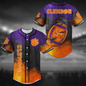 NCAA Clemson Tigers Baseball Jersey…