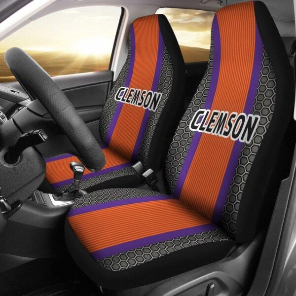 NCAA Clemson Tigers Car Seat Covers On-the-Road Fandom Chic