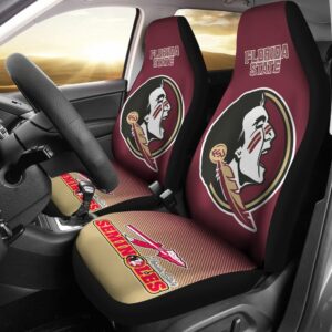 NCAA Florida State Seminoles Car Seat Covers Cruise in Collegiate Glory 1