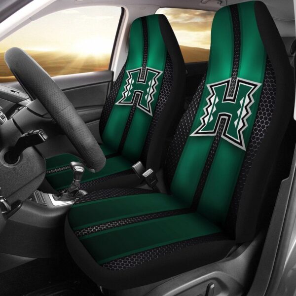 NCAA Hawaii Rainbow Warriors Car Seat Covers Logo