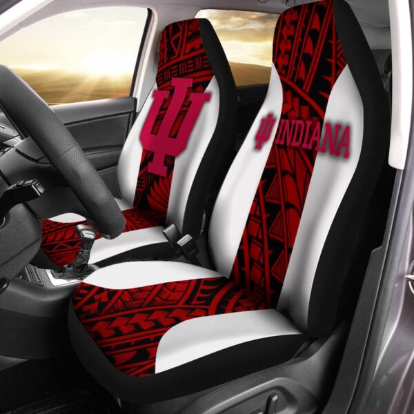 NCAA Indiana Hoosiers Car Seat Covers Drive in Collegiate Comfort