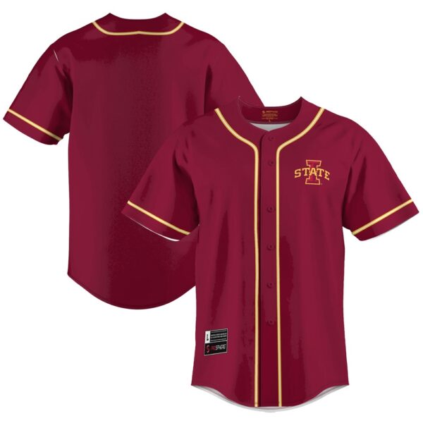 NCAA Iowa State Cyclones Baseball Jersey Shirt City Pitch Iconic