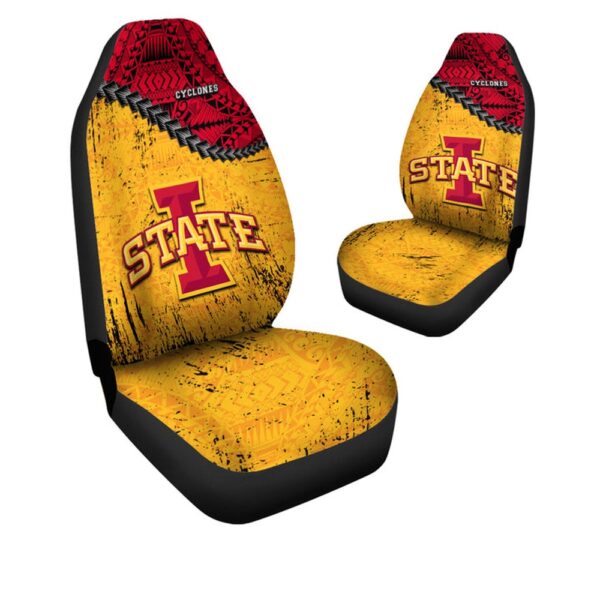 NCAA Iowa State Cyclones Cardinal Car Seat Covers Team Spirit Auto Essentials