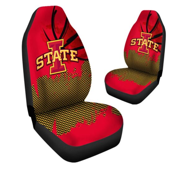 NCAA Iowa State Cyclones Cardinal Car Seat Covers Upgrade Your Commute Vibes